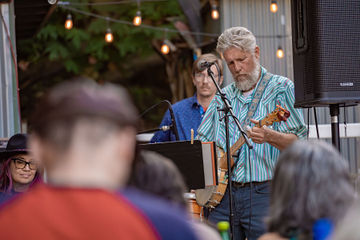 Sons of Hermon performing outdoors